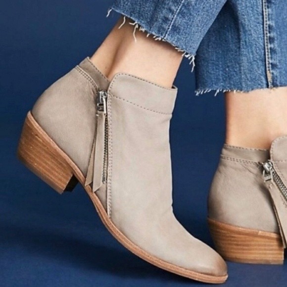 Sam Edelman Packer Leather Booties Size 7.5 - Picture 1 of 11